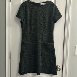 LOFT Womens Dress Black Speckled Tweed Fit - size 12